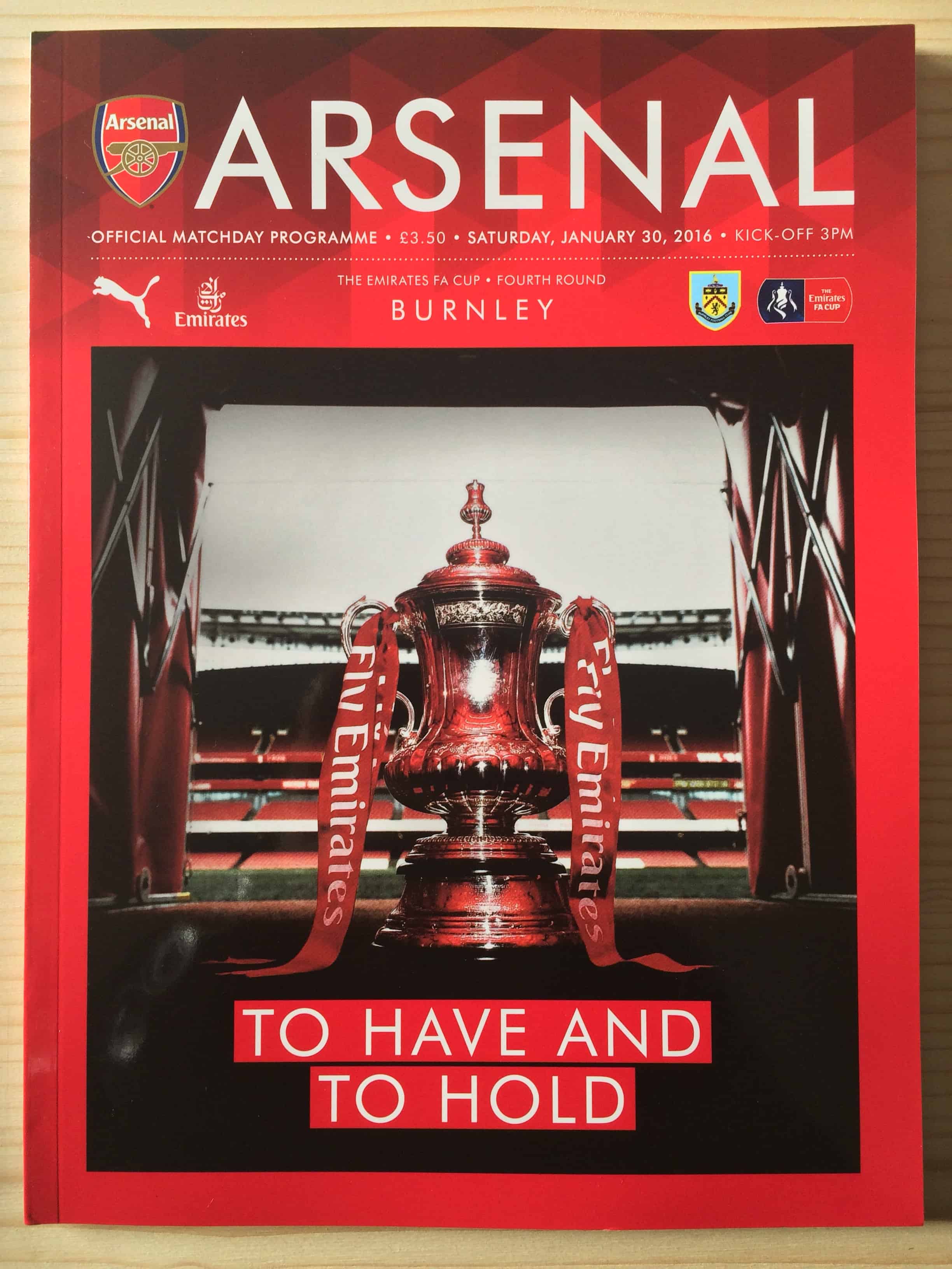 Arsenal FC v Burnley FC